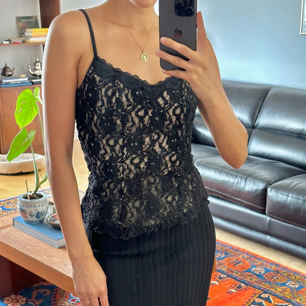 90s Lace Corset